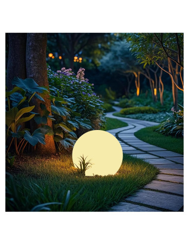 Luz de Bola Solar Shumi 30.48cm LED RGB Control Remoto