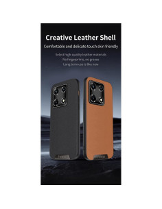 Funda de Cuero DINGK para Infinix Note 30 Pro - Slim y a Prueba de Golpes 2