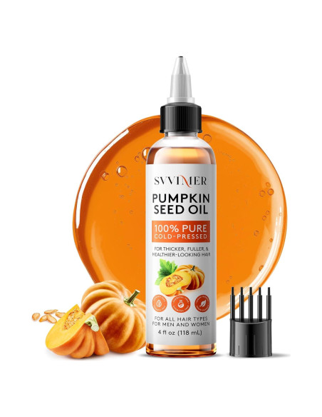 Aceite de Semilla de Calabaza Svvimer 118 ml Orgánico para Cabello