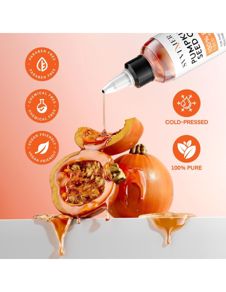Aceite de Semilla de Calabaza Svvimer 118 ml Orgánico para Cabello