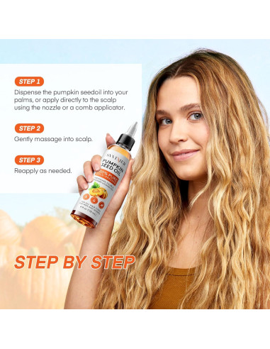 Aceite de Semilla de Calabaza Svvimer 118 ml Orgánico para Cabello
