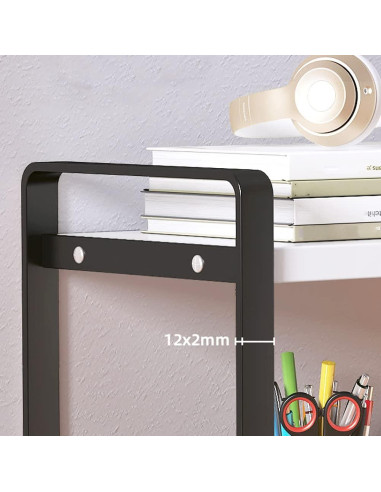 Estante Organizador de Escritorio SIDIANBAN 2 Niveles Negro