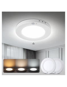 Luz de Techo con Sensor de Movimiento Wowatt 15W 1800LM 3000K-6000K