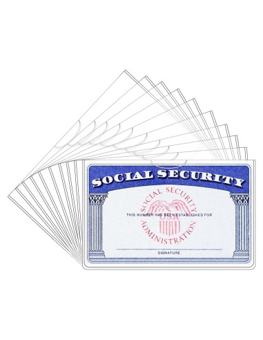 Protector de Tarjeta Boduoyejieyi 6 Pack PVC Transparente