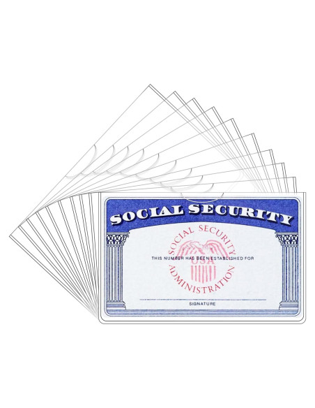 Protector de Tarjeta Boduoyejieyi 6 Pack PVC Transparente