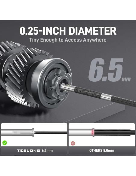 Borescopio Articulado Teslong TSTF550D65DL1.55 - Inspección HD
