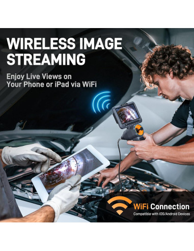 Borescopio Articulado Teslong TSTF550D65DL1.55 - Inspección HD