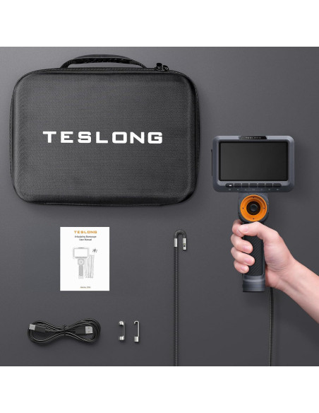 Borescopio Articulado Teslong TSTF550D65DL1.55 - Inspección HD