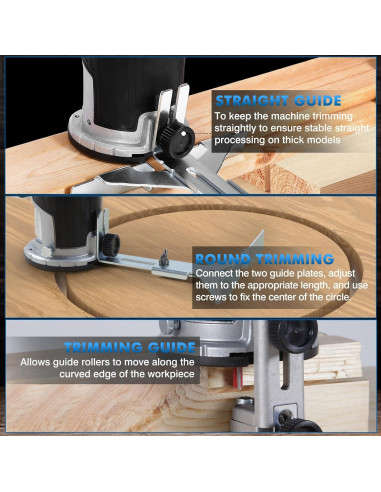 Router Inalámbrico 800W BellaDimora para Batería Makita 18V