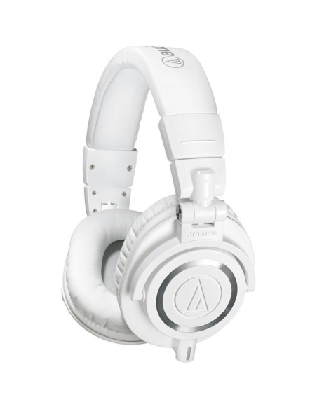 Auriculares de Monitoreo Audio Technica ATH-M50X Blancos con Accesorios