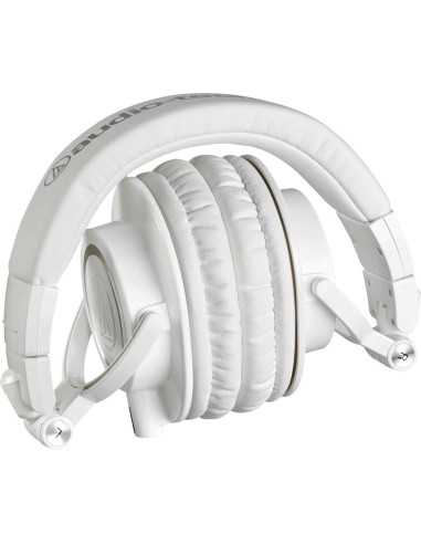 Auriculares de Monitoreo Audio Technica ATH-M50X Blancos con Accesorios