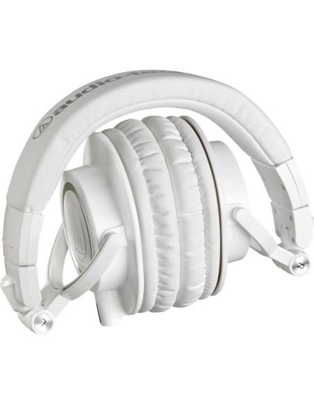 Auriculares de Monitoreo Audio Technica ATH-M50X Blancos con Accesorios