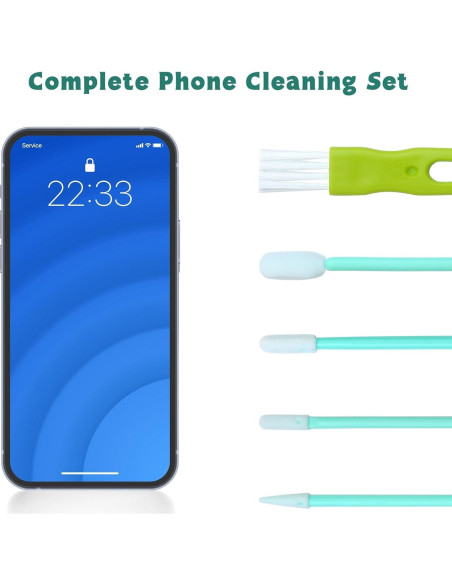 Kit de Limpieza para Teléfonos Móviles Aneco 68 Piezas
