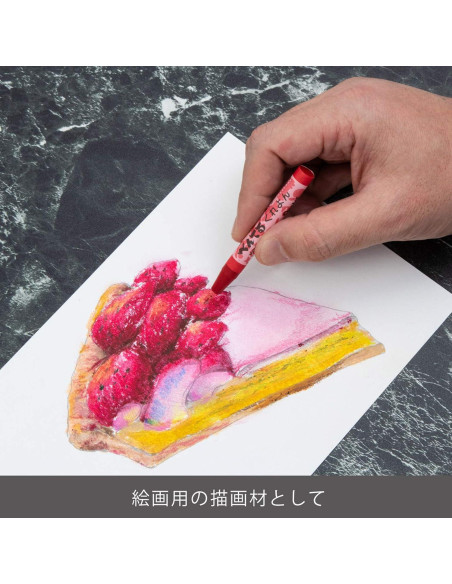 Crayones Pentel 16 colores - Punta ancha 2mm