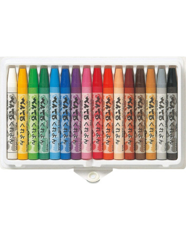 Crayones Pentel 16 colores - Punta ancha 2mm