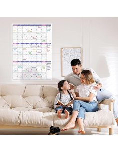 Calendario Borrable BooQool Grande para Pared 70.4x101.6cm 2