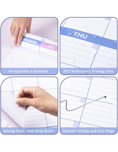 Calendario Borrable BooQool Grande para Pared 70.4x101.6cm