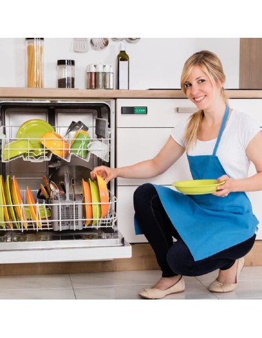 Imán de Lavavajillas Lissaberg Limpio Sucio Negro