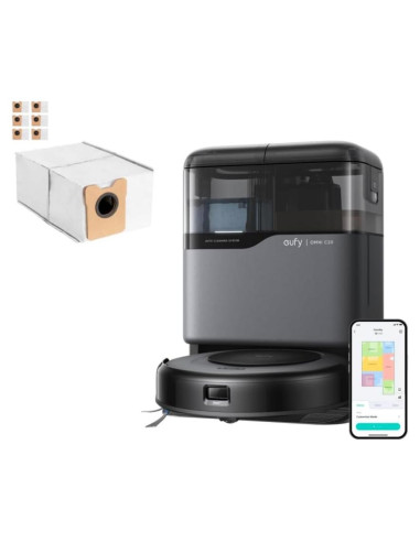 Robot Aspirador eufy Omni C20 + Mopa Combo y Accesorios