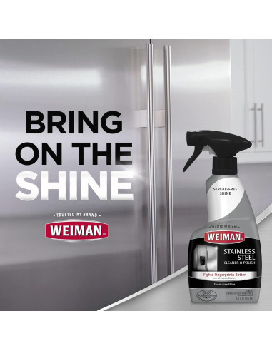 Limpiador y Pulidor de Acero Inoxidable Weiman - Paquete de 2