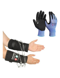 Guantes de Trabajo Schwer AIR-SKIN M + Mangas ANSI A9 Nivel 5