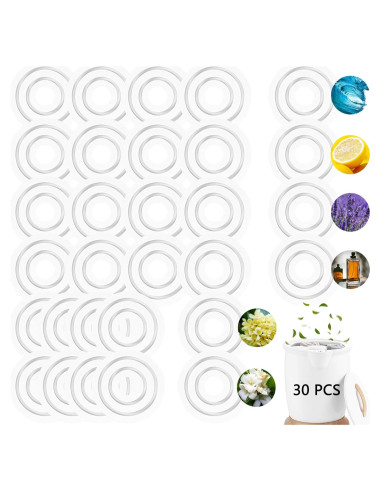 30 Almohadillas Aromáticas Frescas CYG&CL para Calentador de Toallas