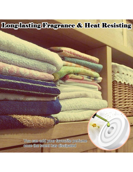 30 Almohadillas Aromáticas Frescas CYG&CL para Calentador de Toallas