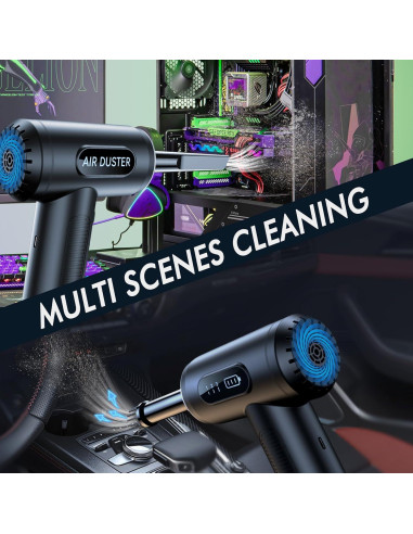 Soplador de Aire Comprimido Maxisola 50000RPM Inalámbrico