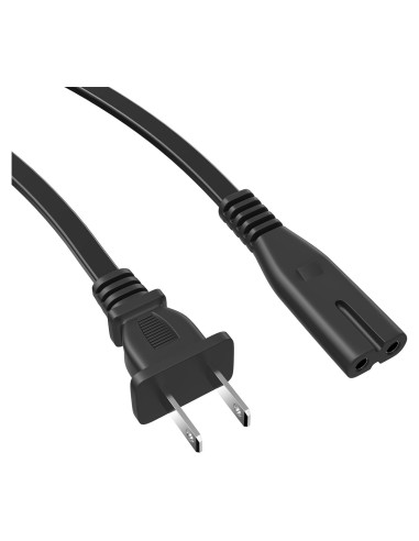 Cable de Alimentación AC 1.8m UL para DVD VHS Panasonic