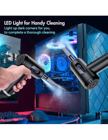 Soplador de Aire Comprimido Maxisola 50000RPM Inalámbrico