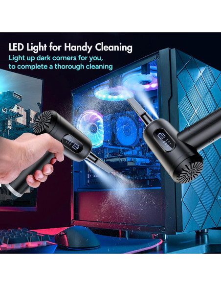 Soplador de Aire Comprimido Maxisola 50000RPM Inalámbrico