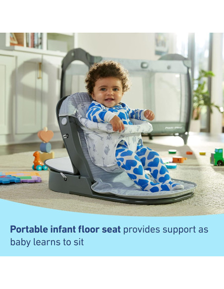 Cuna portátil Graco Pack 'n Play Sit 'N Grow Lenny 96.5x74.9cm