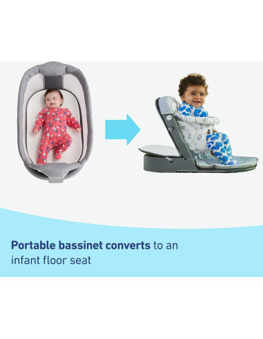 Cuna portátil Graco Pack 'n Play Sit 'N Grow Lenny 96.5x74.9cm