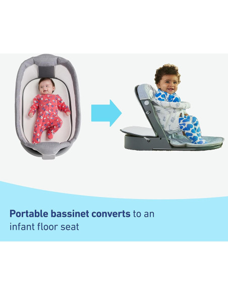 Cuna portátil Graco Pack 'n Play Sit 'N Grow Lenny 96.5x74.9cm