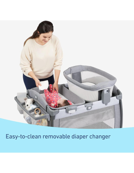 Cuna portátil Graco Pack 'n Play Sit 'N Grow Lenny 96.5x74.9cm