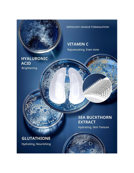 Parches para Ojos Depology Deepcare+ con Suero | 12 Pares Hidratantes