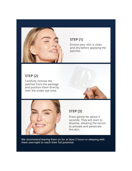 Parches para Ojos Depology Deepcare+ con Suero | 12 Pares Hidratantes