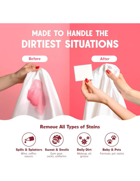 Hojas de detergente QLEAN 10 cargas Rubí Atardecer Placentero