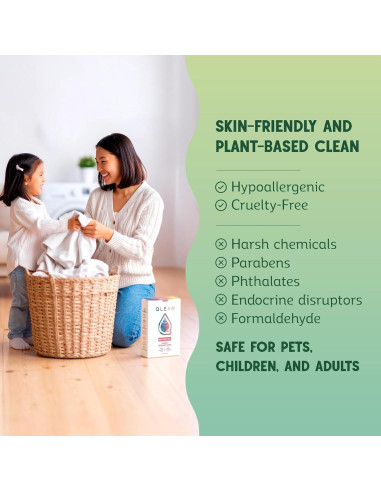 Hojas de detergente QLEAN 10 cargas Rubí Atardecer Placentero