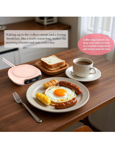 Calentador de Tazas WHNL Verde con 3 Temperaturas y Apagado Automático 2