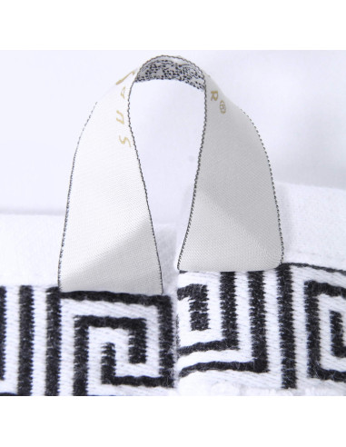 Juego de 4 Toallas de Baño Superior Algodón Atenas Negro