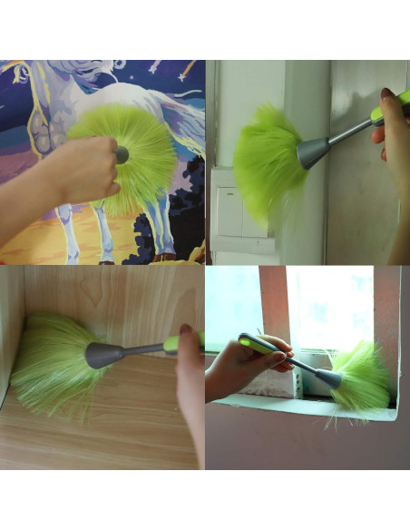 Plumero de Microfibra WOVTE - 3 Piezas Azul, Verde, Rosa