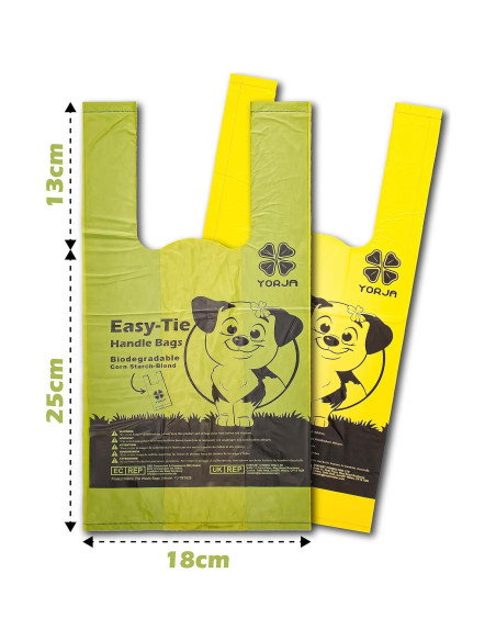Bolsas de Desechos para Perros YORJA 280 Unidades Ecológicas