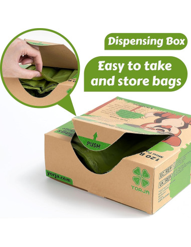 Bolsas de Desechos para Perros YORJA 280 Unidades Ecológicas
