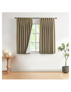 Cortinas de Oscurecimiento Completo Vision Home 2 Paneles 100x160cm