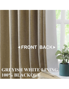 Cortinas de Oscurecimiento Completo Vision Home 2 Paneles 100x160cm 2