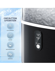 Fabricador de Hielo Nugget Antarctic Star 15.42kg/24h Negro 2