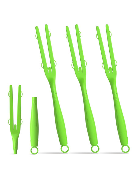 Paquete de 3 Mangos de Repuesto LYASILGC para Plumero Verde