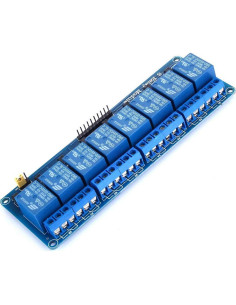 Módulo de Relé de 8 Canales Lystin DC 5V 10A para Microcontroladores 2
