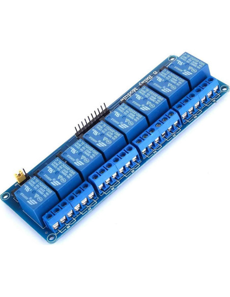 Módulo de Relé de 8 Canales Lystin DC 5V 10A para Microcontroladores